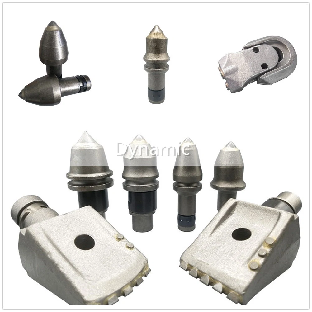 Wear Parts Welding on Blocks Auger Flat Teeth for Hole Digging